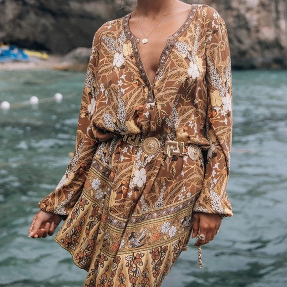 Spell Bianca Tunic Dress Size small - Picture 2 of 6